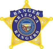 ARIZONA RANGERS 3M REFLECTIVE BADGE LASER CUT WINDOW STICKER - 3.5